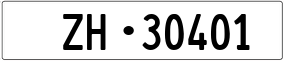 Truck License Plate